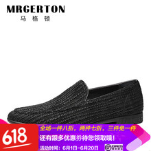 馬格頓（MRGERTON）男士黑色 42