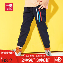 藏青色男運動褲