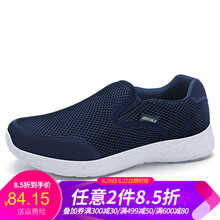 駱駝（CAMEL）男士J822605030,深藍(lán) 男 41