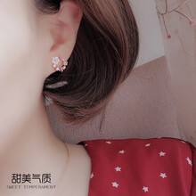 歐美花朵貝殼耳環(huán)