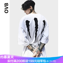ovb 短袖 男士T恤 二代白衣黑爪 