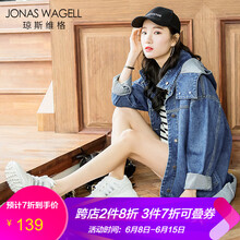 JONAS WAGELL 連帽 長袖 女 短外套 