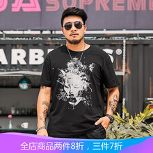 情緣貴族（QINGYUANGUIZU） 短袖 男士T恤 DM31黑色 