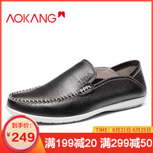 奧康（Aokang）男士黑色183331073 38，39，40，41，42，43
