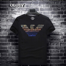 OLOEY 短袖 男士T恤 【9062】黑色 