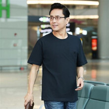 deciuhlae 短袖 男士T恤 黑色短袖(無口袋) 