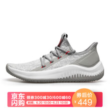 阿迪達(dá)斯（Adidas）籃球鞋DB1073 淺灰/ 純志灰/淺腥紅 