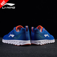 李寧（LI-NING）跑步鞋海濱藍/熒光嫩綠 39