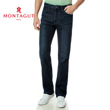 夢特嬌（MONTAGUT） 直筒褲 商務休閑 男士牛仔褲