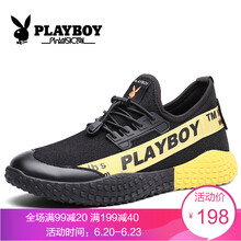 花花公子（PLAYBOY）男士黑黃色 41