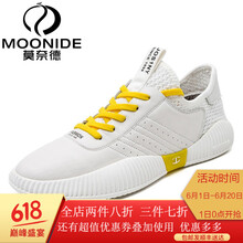 莫奈德（MOONIDE）男士白色 44，38，39，40，41，42，43