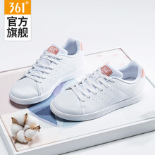 361度板鞋361度白/粉泥紅 35，36，37，38，39，40