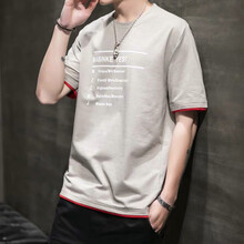 良布 短袖 男士T恤 T19C灰色 