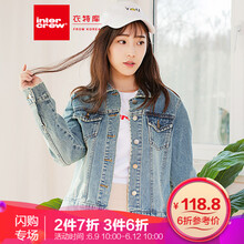intercrew 翻領(lǐng) 長袖 女 短外套 刺繡