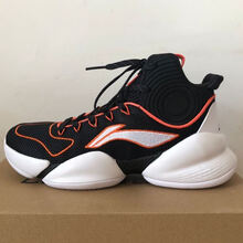 李寧（LI-NING）籃球鞋標(biāo)準(zhǔn)黑/火焰橙ABAN045-1 