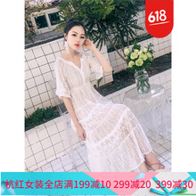 復(fù)古印花裙，讓你清涼一夏