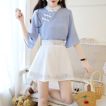 韓絲彩（Hansicai）  釘珠，印花 連衣裙