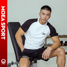 墨立方（MOEA） 短袖 男士T恤 白色/黑色 