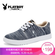 花花公子（PLAYBOY）男士藍(lán)灰-加棉男 41
