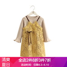 女童秋裝蕾絲裙