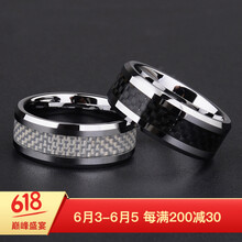 可刻字鎢金男指環(huán)