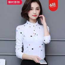 時尚小立領(lǐng)上衣，微胖妹子的福音