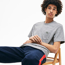 LACOSTE 短袖 男士T恤 ECS/灰色 