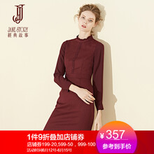 經典故事（JANE STORY） 純色 紐扣 連衣裙