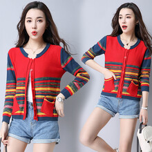 純色針織開(kāi)衫，打造優(yōu)雅小仙女