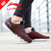 李寧（LI-NING）跑步鞋新基礎黑/李寧紅 