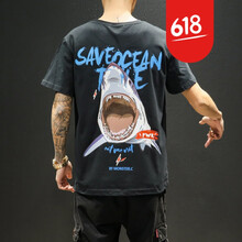 溫旅（WENLV） 短袖 男士T恤 T121黑色 