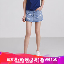 播（broadcast）  直筒褲 女  牛仔褲