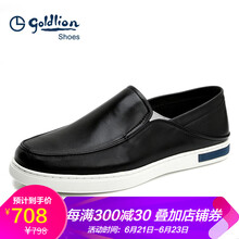 金利來（Goldlion）男士休閑柔軟黑 43