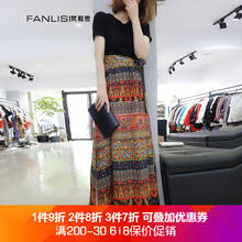 梵莉思（FANLISI） 幾何圖案 不規(guī)則，立體裁剪 連衣裙