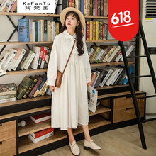 時(shí)尚小白連衣裙，甜美又減齡