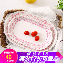 盤子碗套裝釉下彩