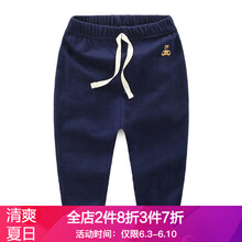 童裝深藍色褲