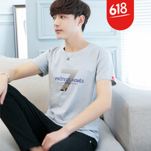 BOYGXG 短袖 男士T恤 灰色 XL，L，XXL，加大，XXXL，M