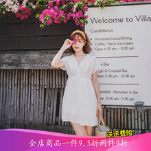 純色收腰連衣裙，微胖妹子的福音