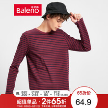 班尼路（Baleno） 長袖 男士T恤 R24 