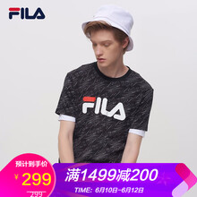 FILA 短袖 男士T恤 炭黑-BK 