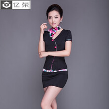 淺娜芬（QIANNAFEN）  立體裝飾 連衣裙