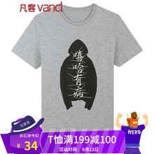 凡客誠品（VANCL） 短袖 男士T恤 嘻哈2 花灰 