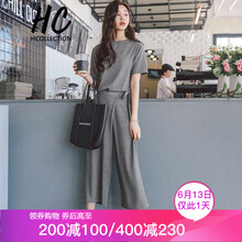 Hcollection 口袋，不對稱(chēng)，腰帶 短袖 T恤 女 圓領(lǐng)