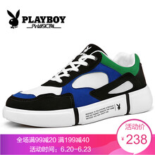 花花公子（PLAYBOY）男士棉鞋藍(lán)綠 41