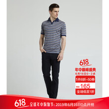PORTS 短袖 男士T恤 1.NAVY STRIPE 
