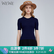 唯唯（WEWE）針織衫短袖