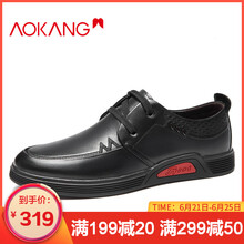 奧康（Aokang）男士黑色183431076 38