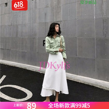 時(shí)尚高腰半身裙，穿出活力少女感