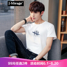 J·Mirage 短袖 男士T恤 907 白色 